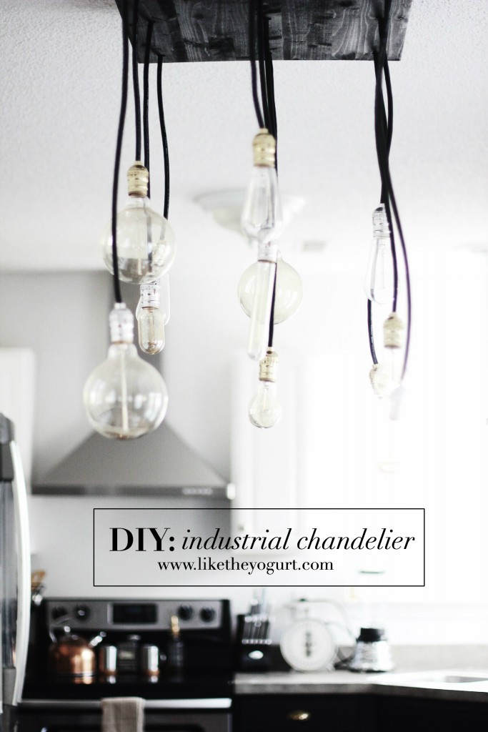 DIY Industrial Chandelier // Charleston Fashion Blogger Dannon Like The Yogurt