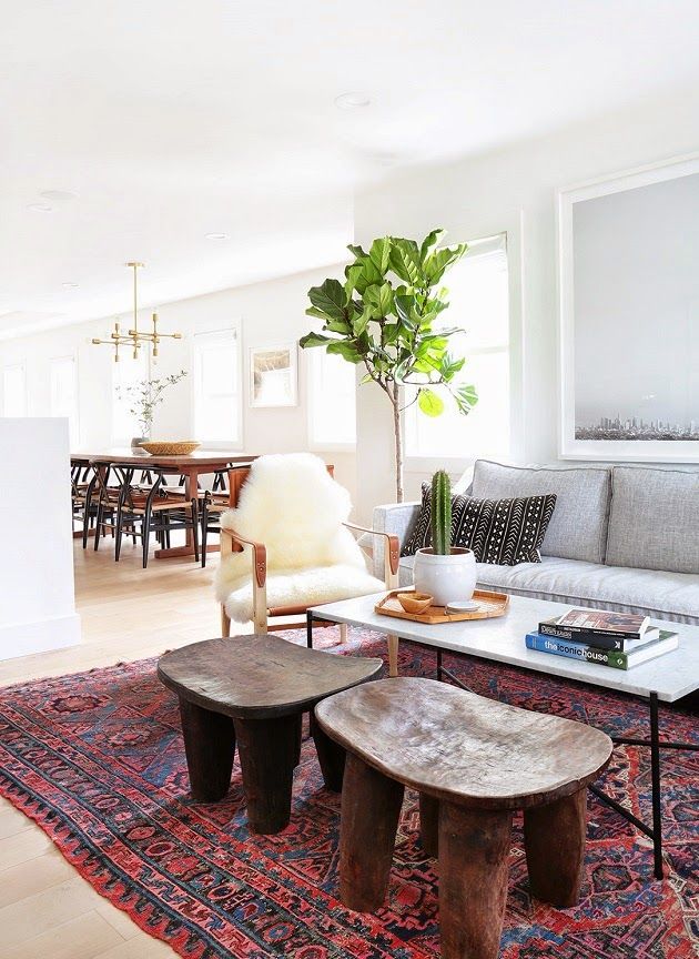 Downtown Charleston living room design concept modern mid century home // charleston blogger dannon k collard like the yogurt